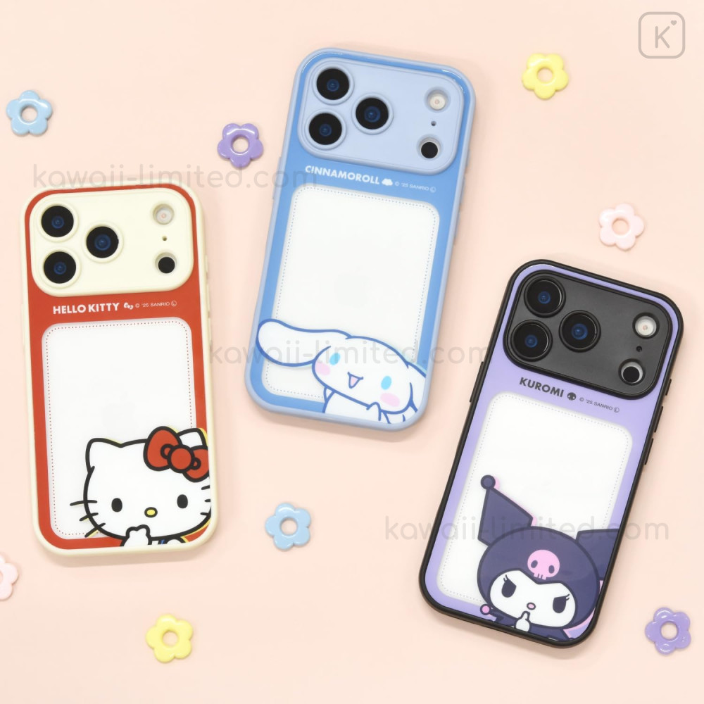 Japan Sanrio IIIIfit Plump Frame iPhone 17 Pro Case - Kuromi