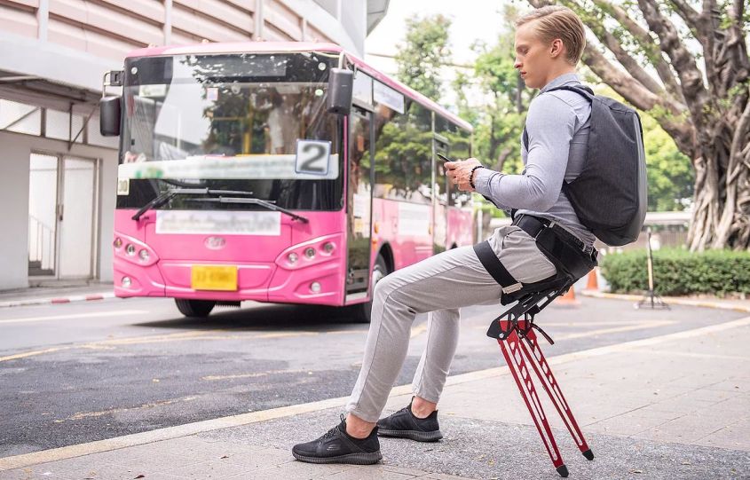 LEX Wearable Chair by Astride Bionix Lets You Sit Anywhere