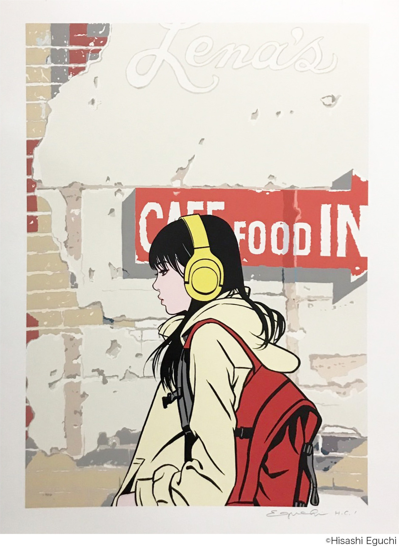 2月7日(火) 12時よりWEBショップにて、 江口寿史さんエディション