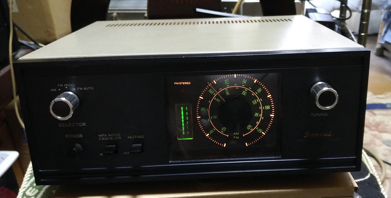 SANSUIのチューナーTU-555をGETしました - ueelumenの健忘録