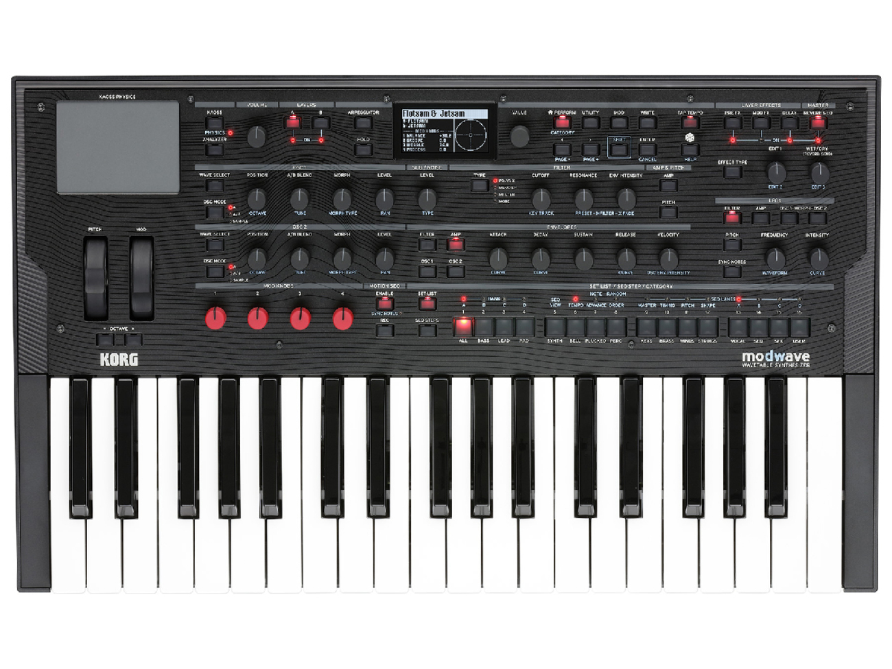 KORG、ウェーブテーブル・シンセModwaveを6月に発売。DW-8000の資産を