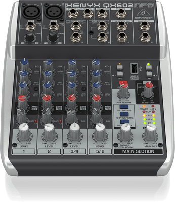 Behringer | Product | XENYX QX602MP3