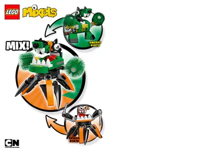 LEGO Mixels Spinza • Set 41576 • SetDB • Merlins Bricks