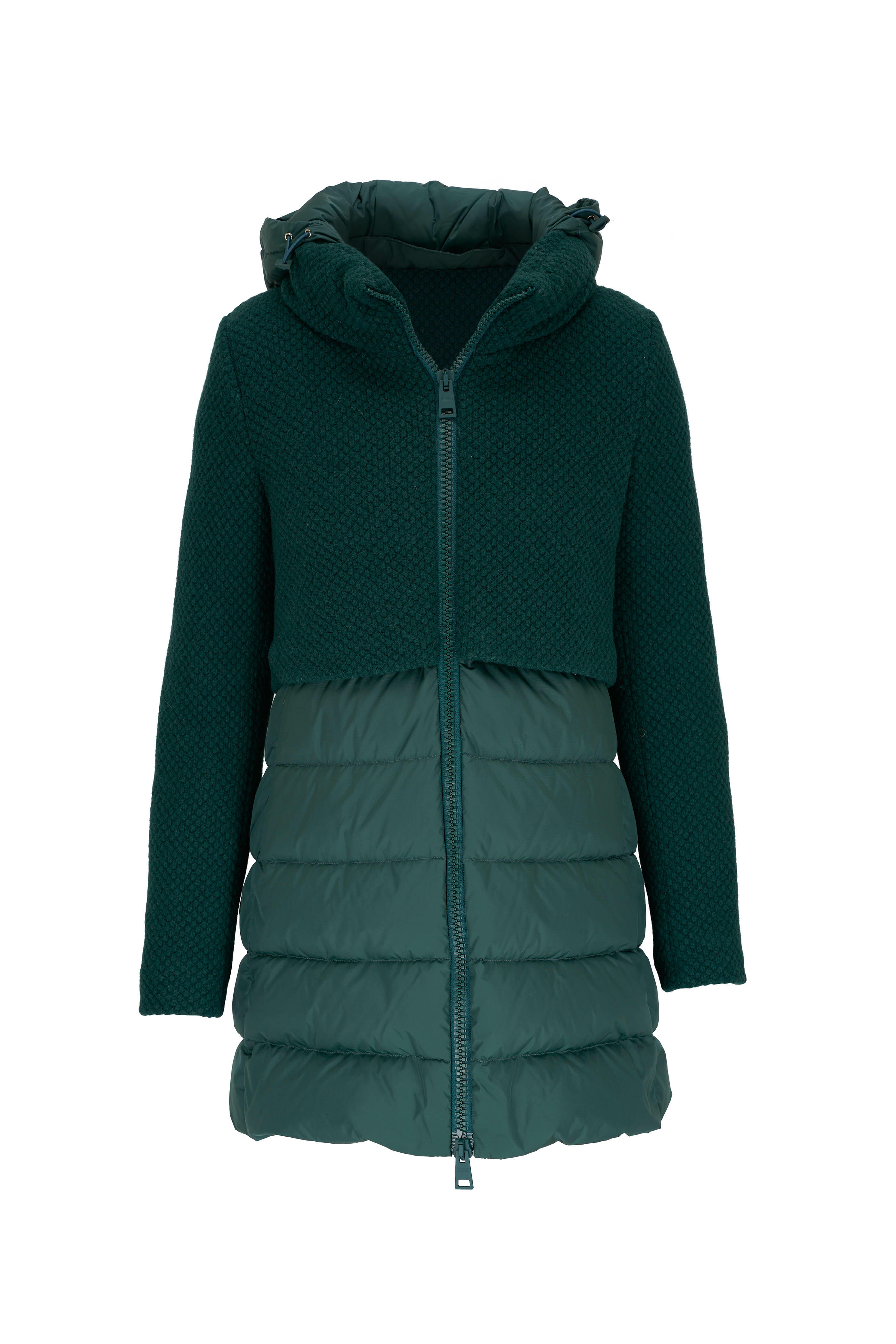 Herno - A-Shape Green Revival & Chamonix Nylon Down Coat