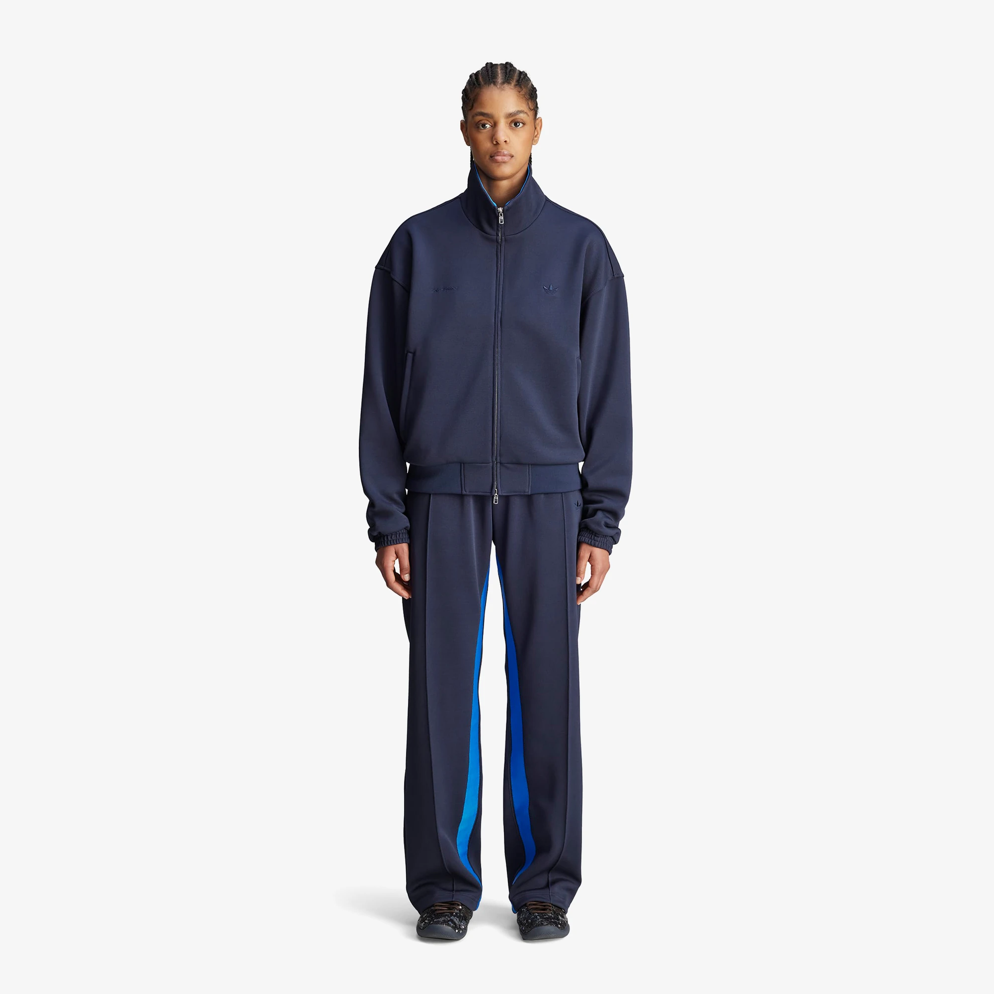 Wales Bonner x adidas Pique Track Top 'Midnight Navy' - WUNDER