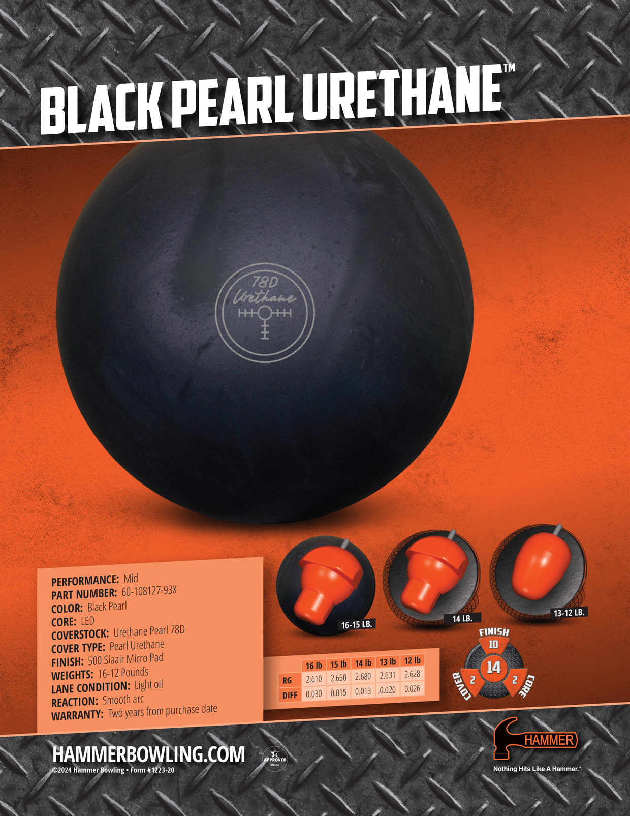 BLACK PEARL URETHANE Buffa Distribution: Online Bowling Shopping