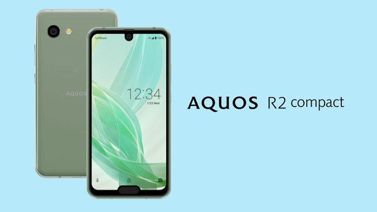 Sharp debuts the Aquos R2 Compact flagship phone with dual notches