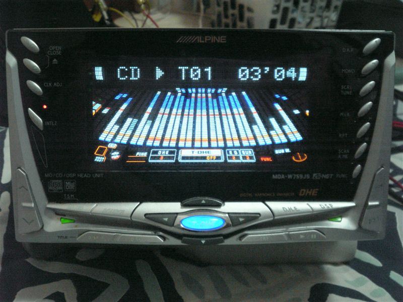 psi』 アルパイン MDA-W759JS 2DINサイズ CD・MDヘッドユニット ALPINE