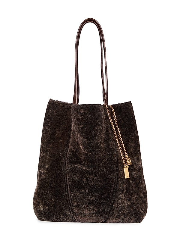 Chloé Spin Shearling Tote Bag | Saks Fifth Avenue