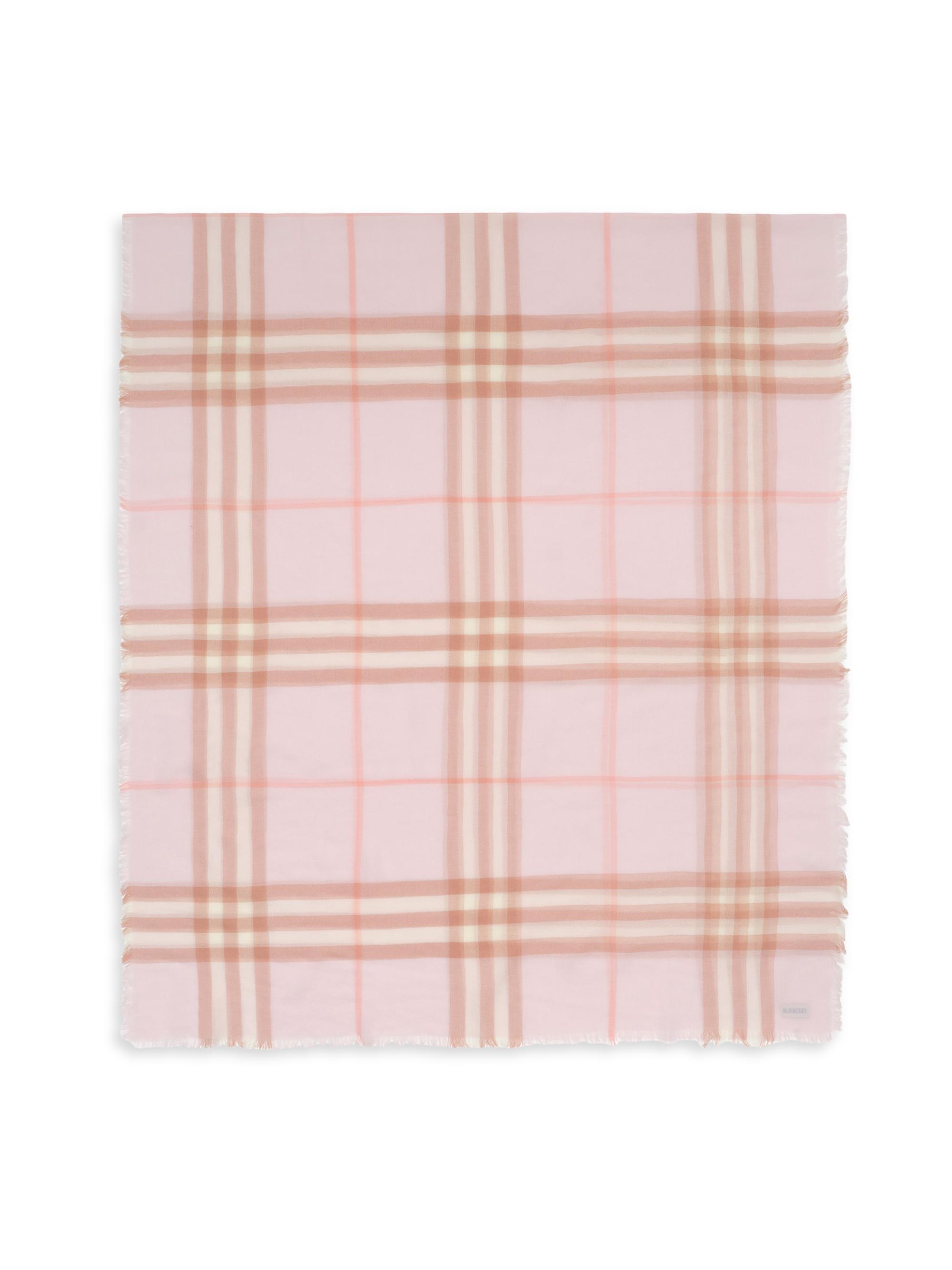 Burberry Reversible Check Wool-Silk Scarf | Saks Fifth Avenue