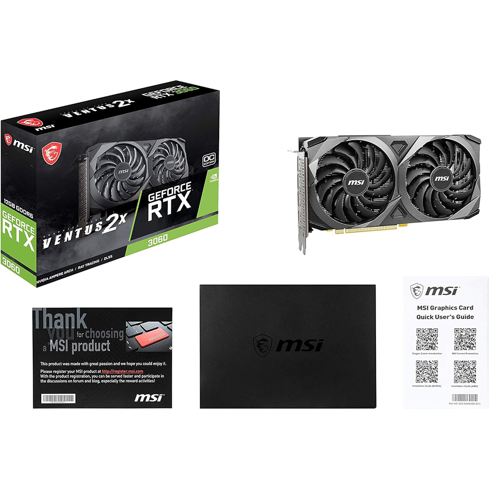 MSI GeForce RTX 3060 VENTUS 2X 12G OC Gaming Graphics Card - Tech