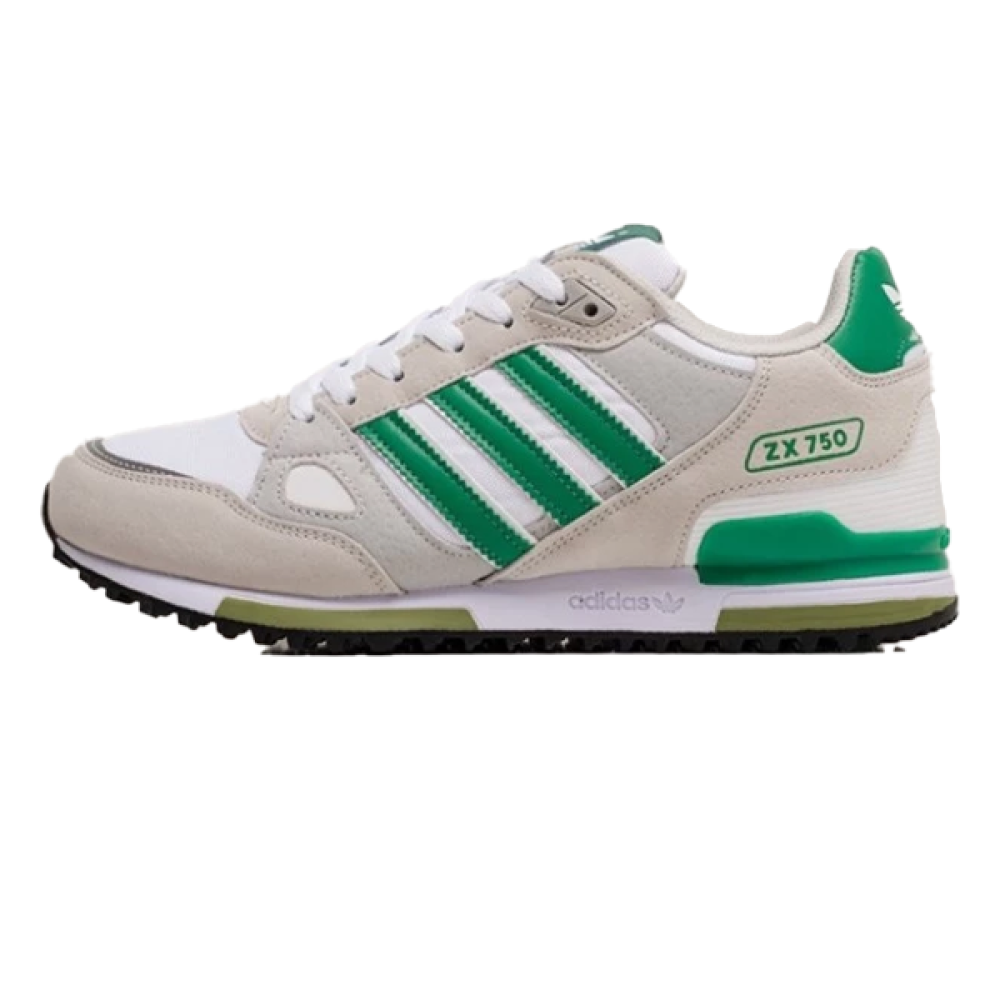Adidas ZX 750 Daily Sports Shoes in Grey and Green - E-SEVEN STORE