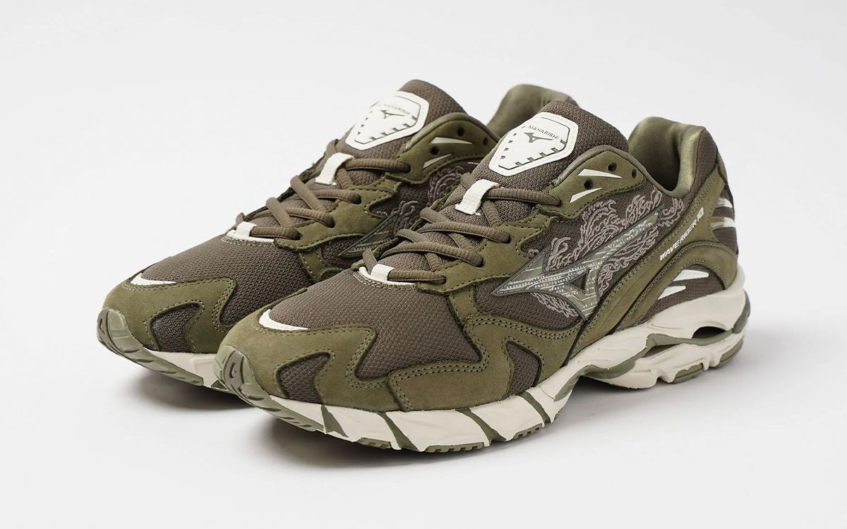 Maharishi x Mizuno Wave Rider 10 “Fire Phoenix” Releases March 17