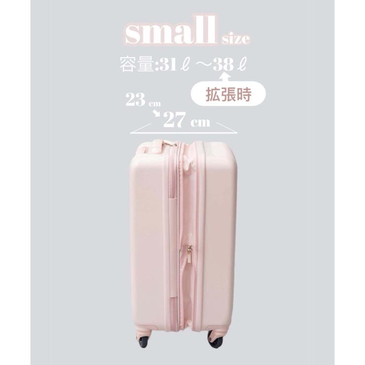 NICE CLAUPスーツケース(小) （縦47cm機内持ち込みサイズ）[品番