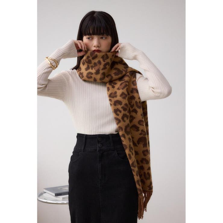 ビッグレオパードストール[品番：AZLW0022694]｜AZUL BY MOUSSY