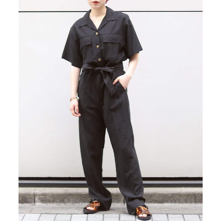 JW アサR 半袖ジャンプスーツ◇[品番：BYCW0006541]｜B.C STOCK（ベー