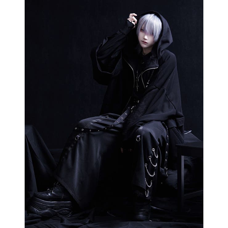ililil【イルイルイル】【蛇昇華界】着物パーカー 全1色 パーカー[品番
