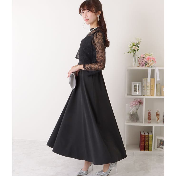 レースボレロ付き 2WAY ハイウエスト[品番：LCLW0004848]｜レース