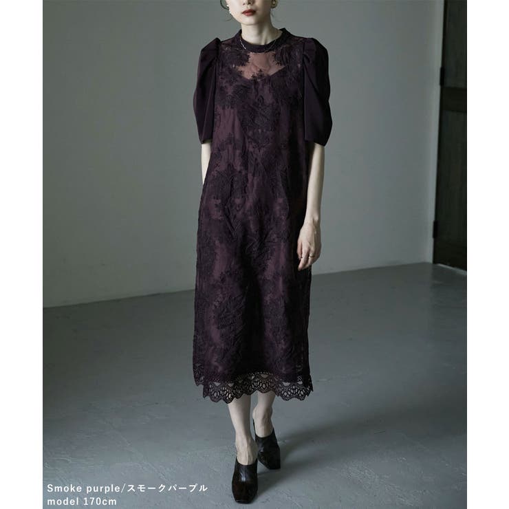 etoll エトル ヴィンテージレースドレス[品番：FT000007219]｜Fashion