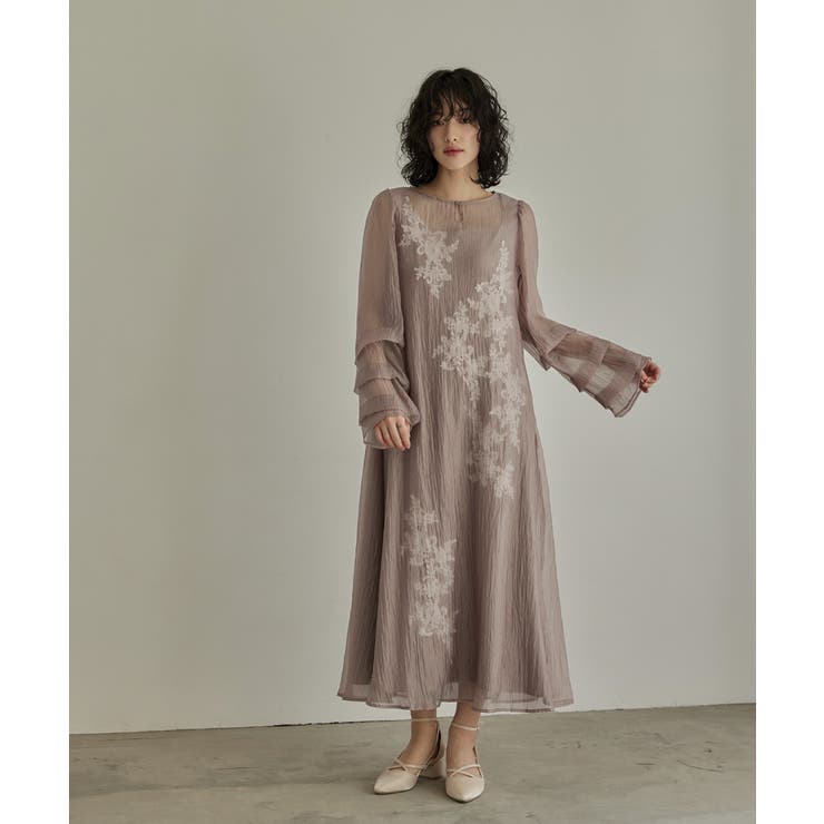niana ニアナ シアーAラインワンピース[品番：FT000009514]｜Fashion