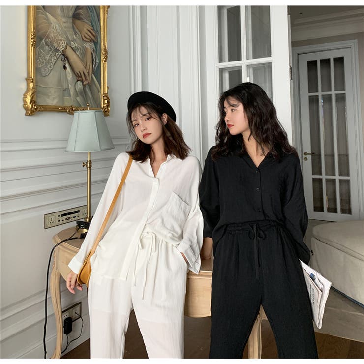 シャツ・ロングパンツ セットアップ 8670[品番：XB000009098]｜G&L