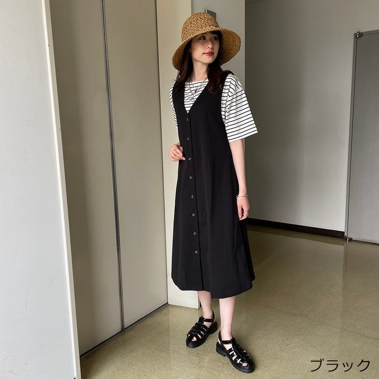 インナー付きジョーセットジレワンピース[品番：GORW0006965]｜GORGE