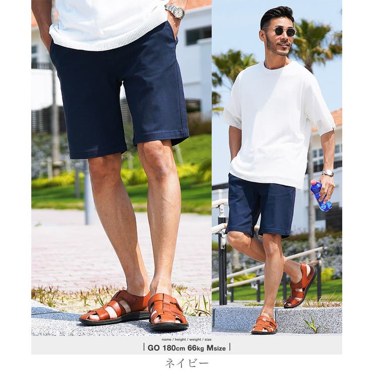 ハーフパンツ メンズ ショートパンツ[品番：JG000013278]｜JIGGYS SHOP