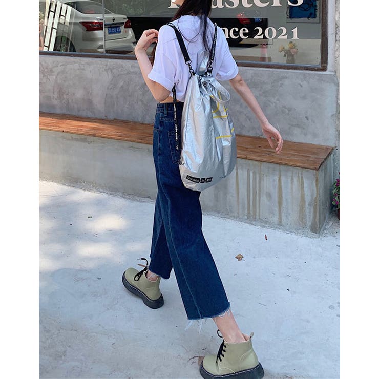 SHOPLIST限定】カットオフクロップドデニムパンツ 4サイズ ボトムス