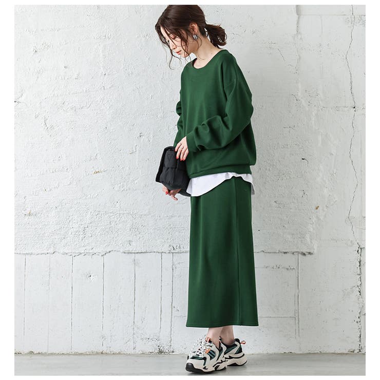 秋冬ニットセットアップ】ダンボール ニット セットアップ[品番