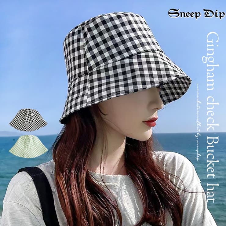 7135】ギンガムチェックバケットハット [品番：ASHW0000970]｜SneepDip