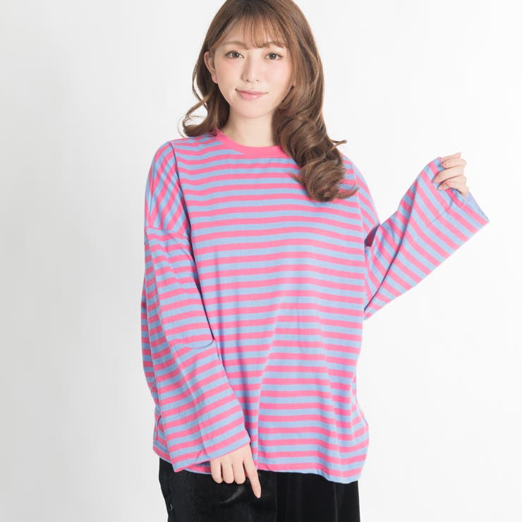 WC】ボーダーロンT[品番：WG010025879]｜WEGO【WOMEN】（ウィゴー）の