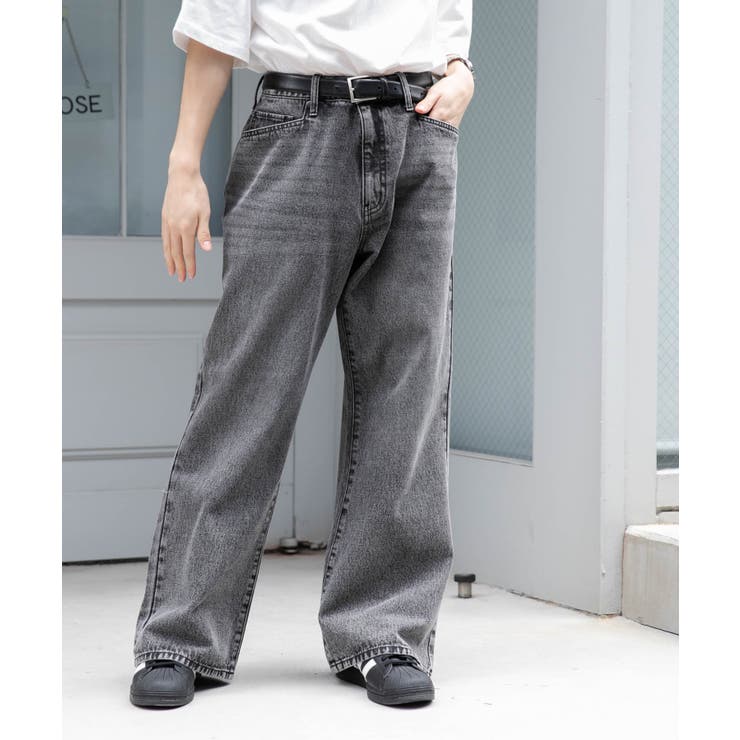 デニムルーズフレアパンツ[品番：WG010091142]｜WEGO【MEN】（ウィゴー