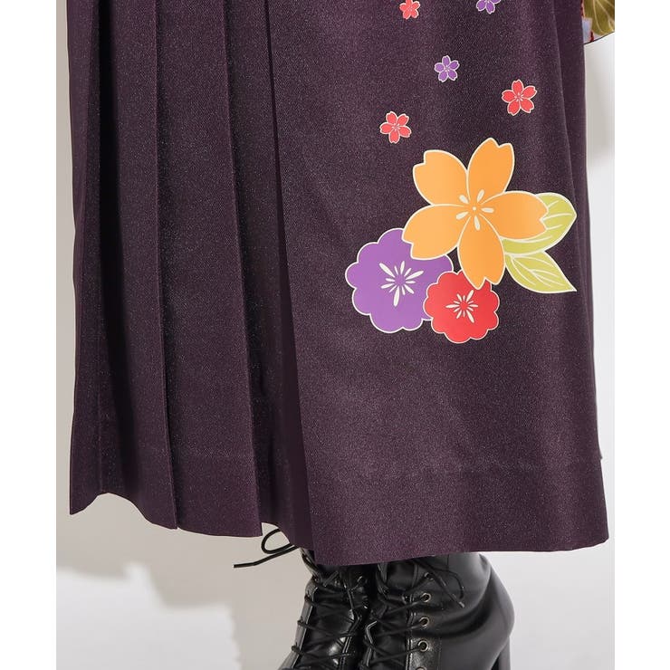 ◇【入卒・セレモニー・卒服】SET商品 ピンクラテオリジナル袴[品番