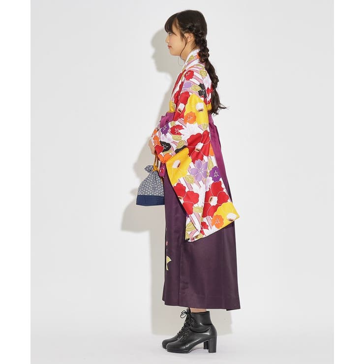 ◇【入卒・セレモニー・卒服】SET商品 ピンクラテオリジナル袴[品番