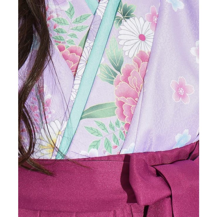 ◇【入卒・セレモニー・卒服】SET商品 ピンクラテオリジナル袴[品番