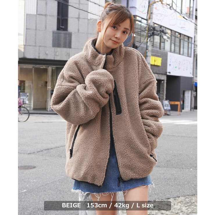 リバーシブル ボア ジャケット[品番：OCGW0001813]｜ONE 4 PREMIUM