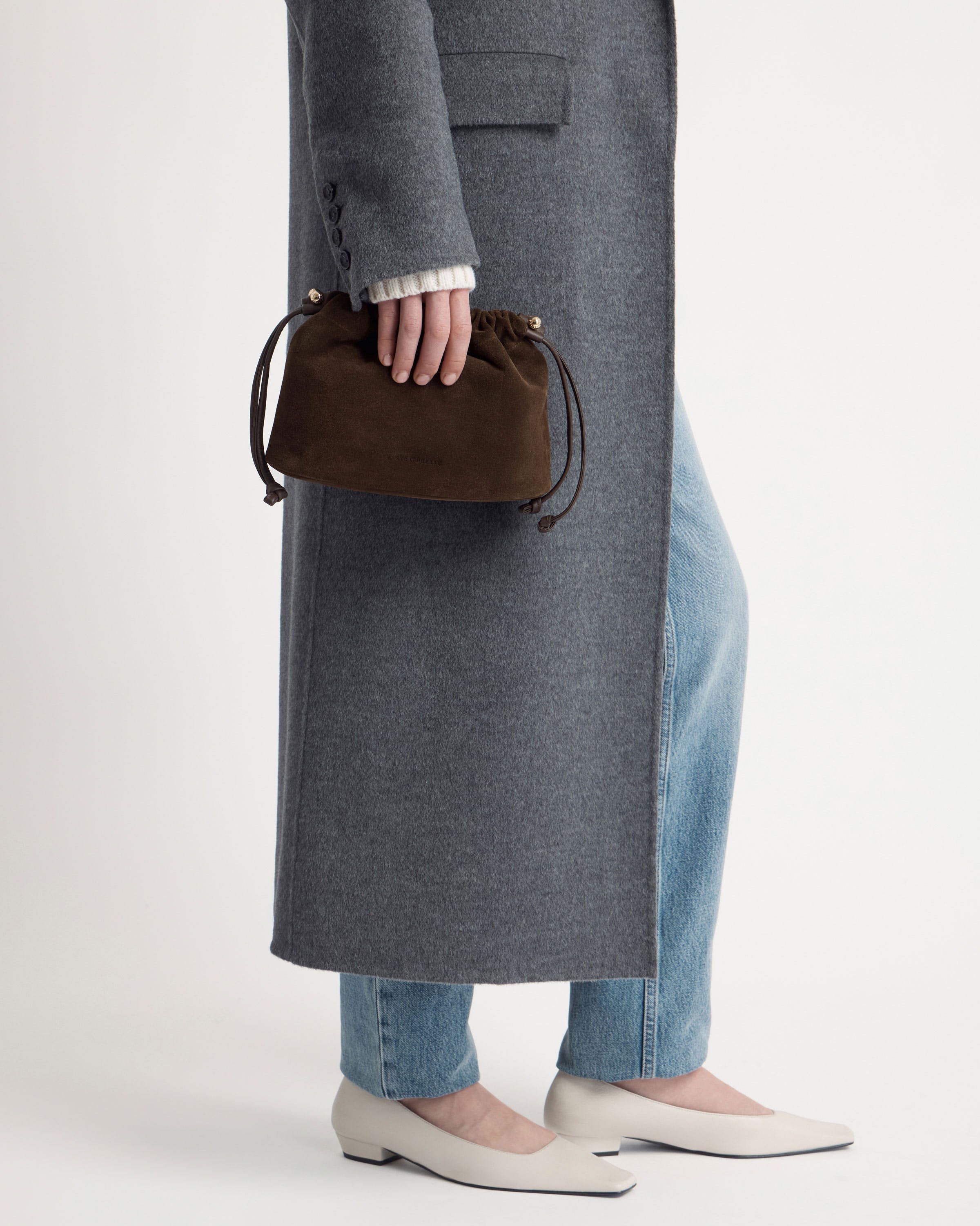 Strathberry - Charlotte Drawstring - Brown