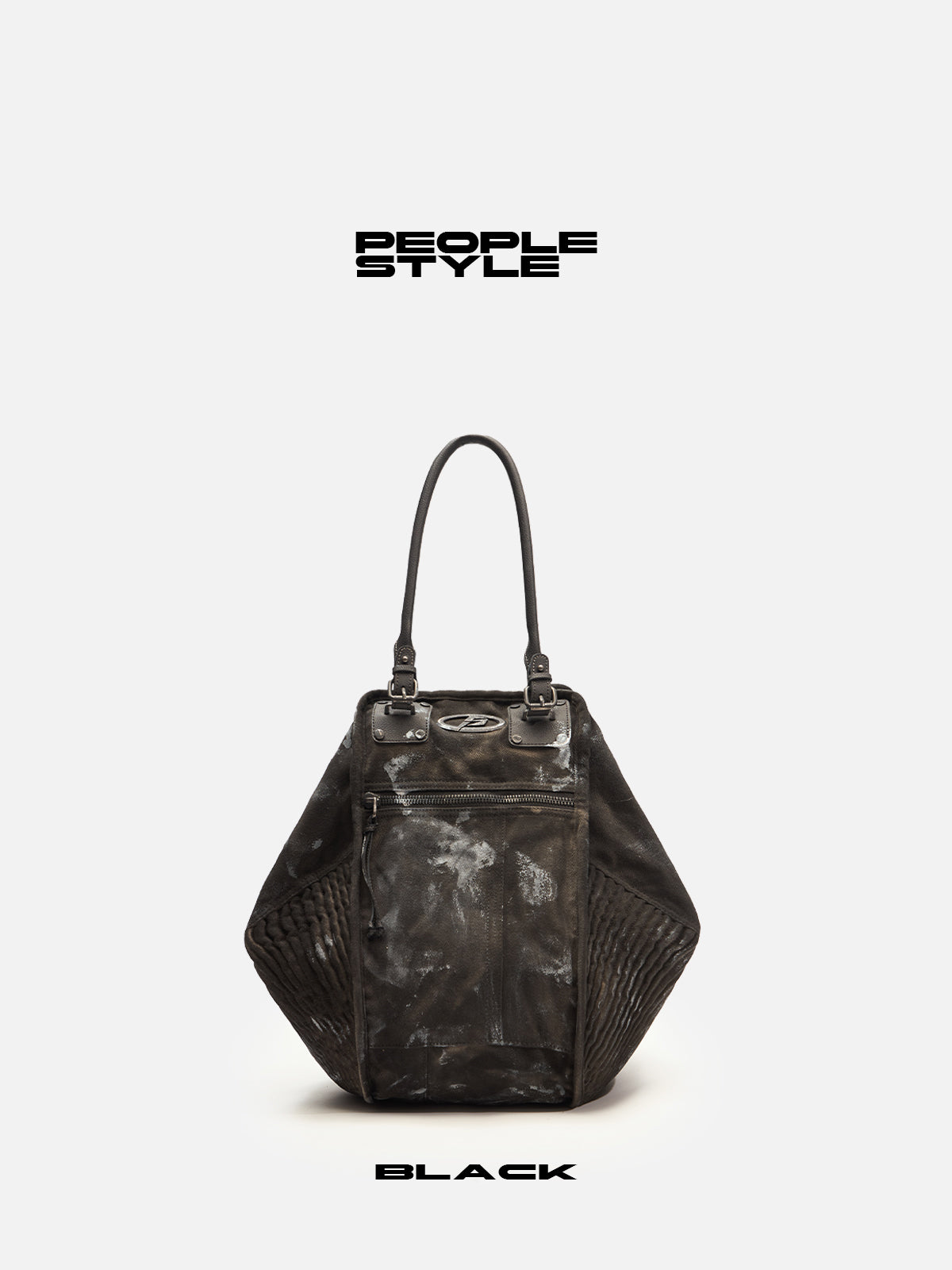 Peoplesense Punk Vintage Dirty Dyed Tote Bag（Limited） – peoplesense