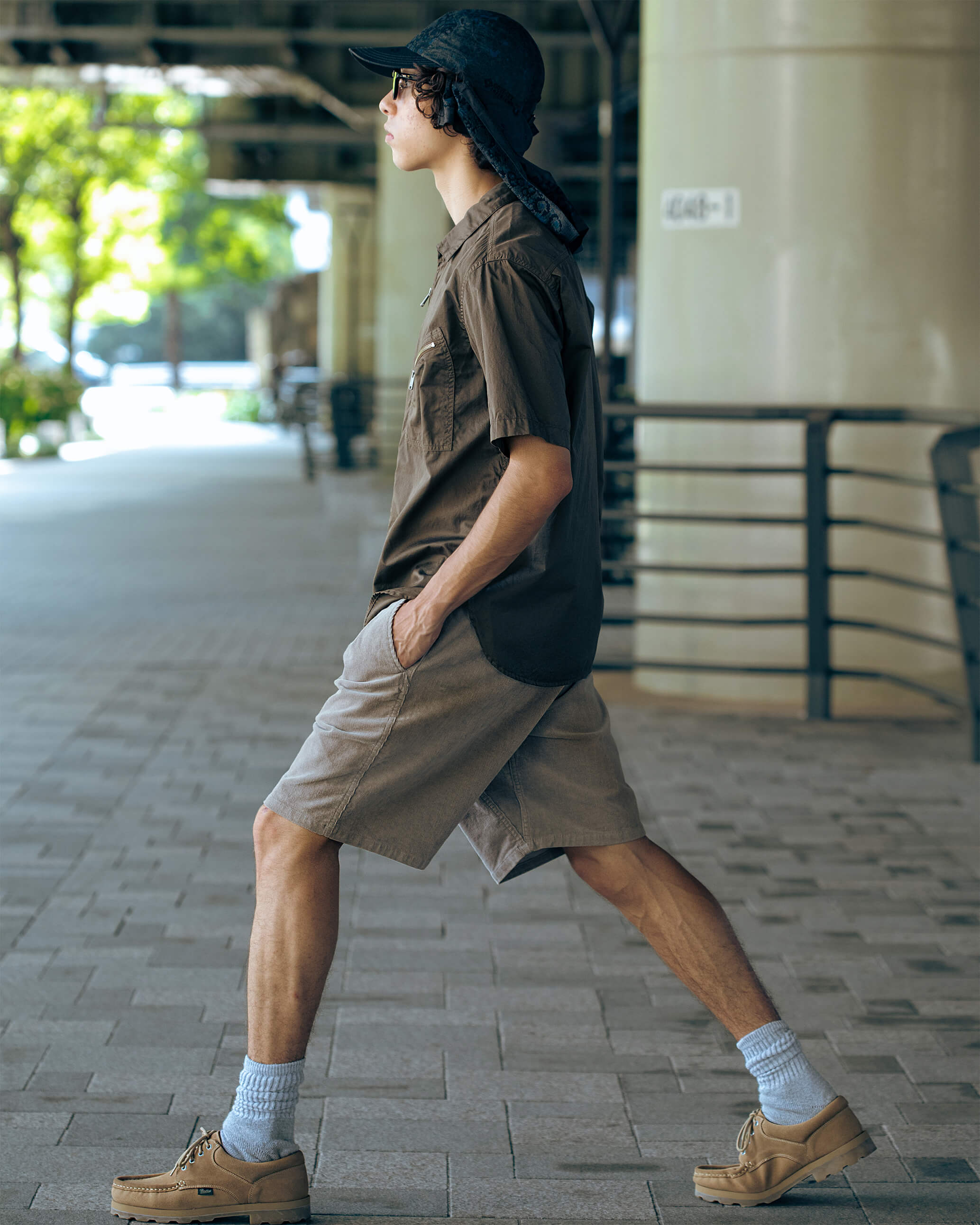 GRAMICCI × nonnativeWALKER EASY SHORTSC/P CORDUROY STRETCH