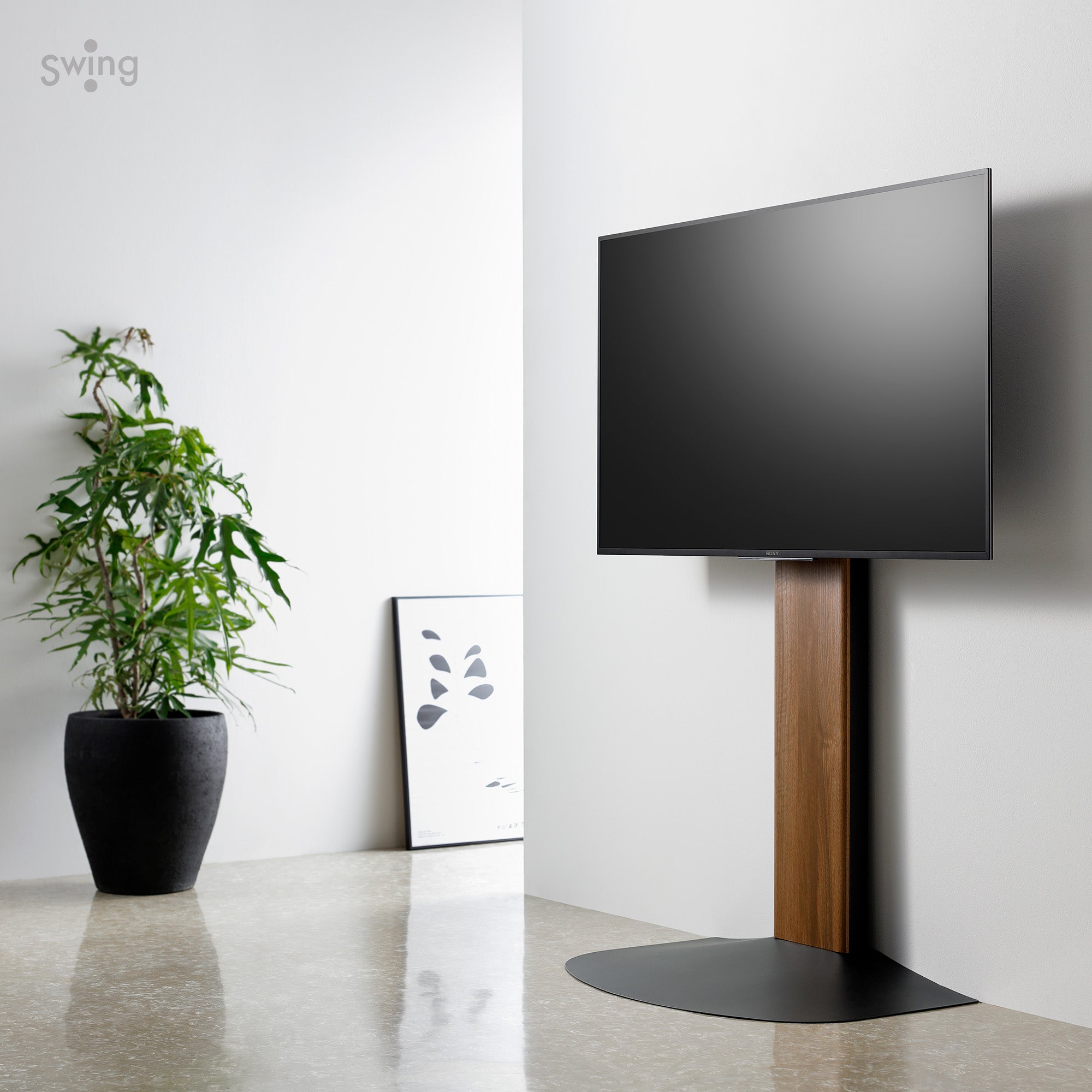 WS-B840｜製品一覧｜テレビスタンド Swing｜製品案内｜朝日木材加工