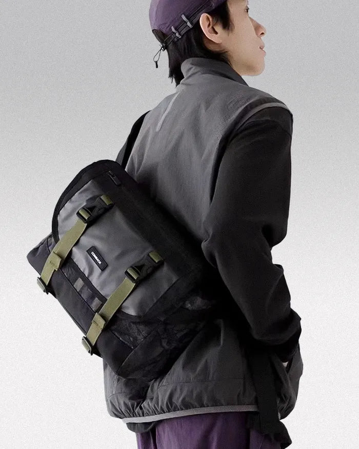 Functional messenger bag 