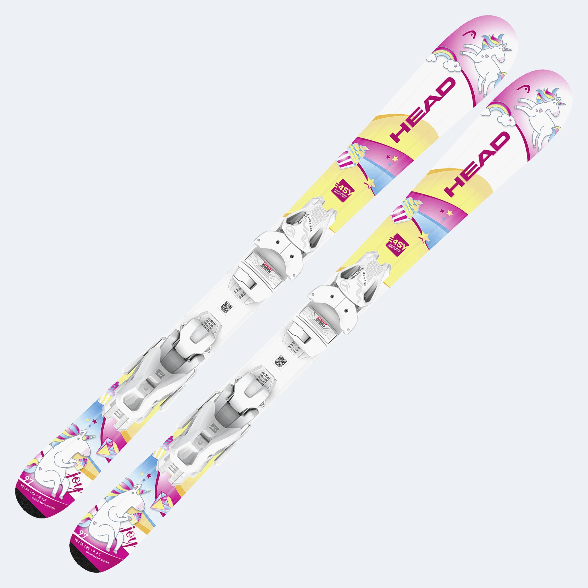 2026 Head Unicorn Jr Skis W/ JRS 4.5 GW Bindings | Alpine Skis