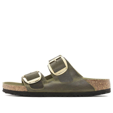 WMNS) Birkenstock Arizona Big Buckle Natural Leather Patent Narrow