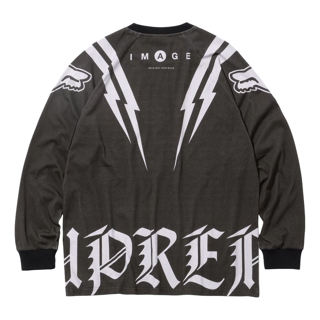 Supreme x Fox Racing Long-Sleeve T-Shirt 'Black' FW25KN57-BLACK