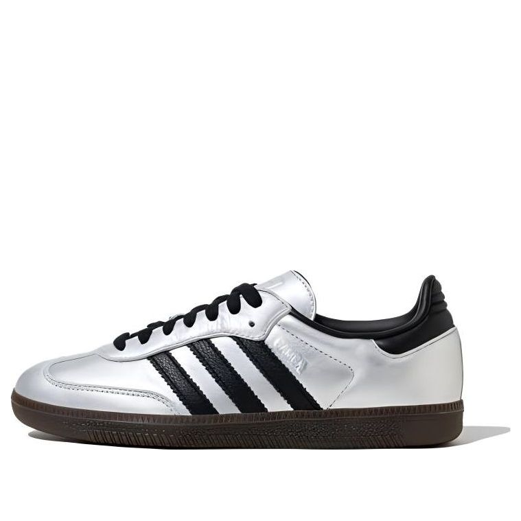 WMNS) adidas Samba OG 'Silver Metallic Black Gum' JI4218