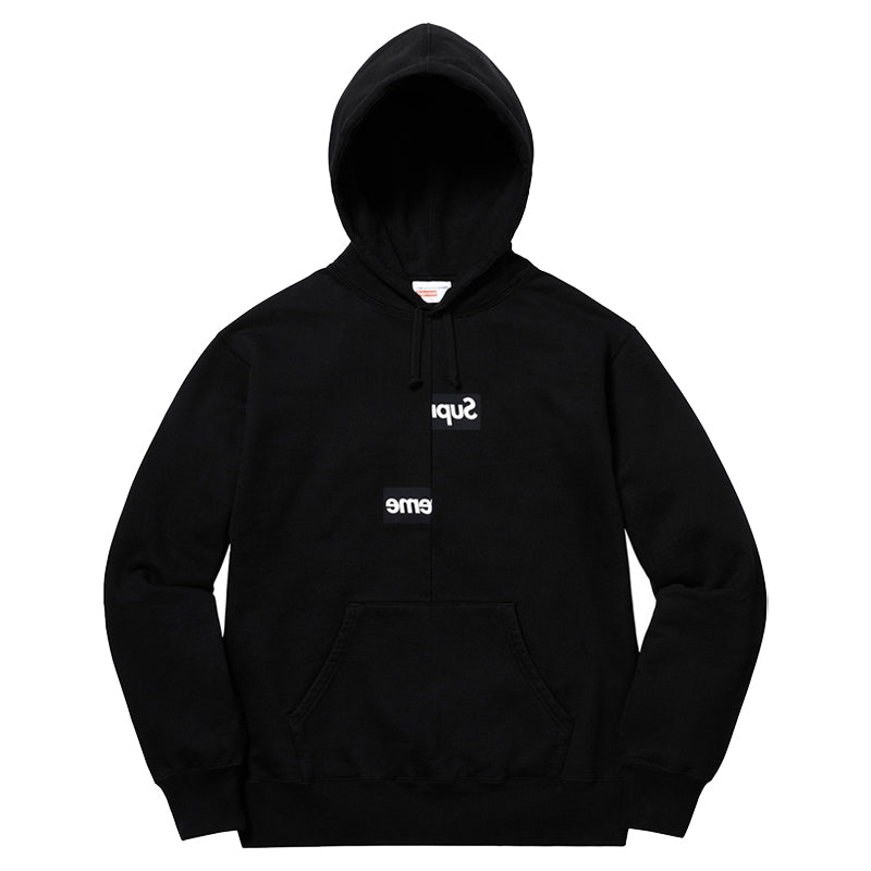 Supreme x COMME des GARCONS Split Box Logo Hooded Sweatshirt