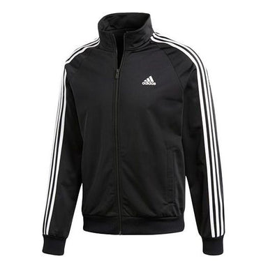 adidas Logo Alphabet Printing Side Stripe Jacket Black GN0749