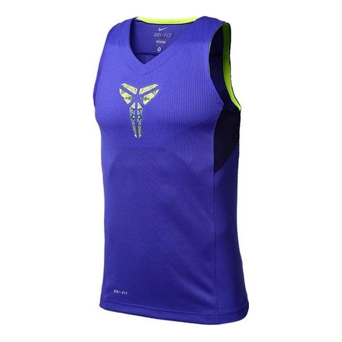 Nike Dri Fit Kobe Bryant Emerge Hyper Elite Jersey 'Violet Blue