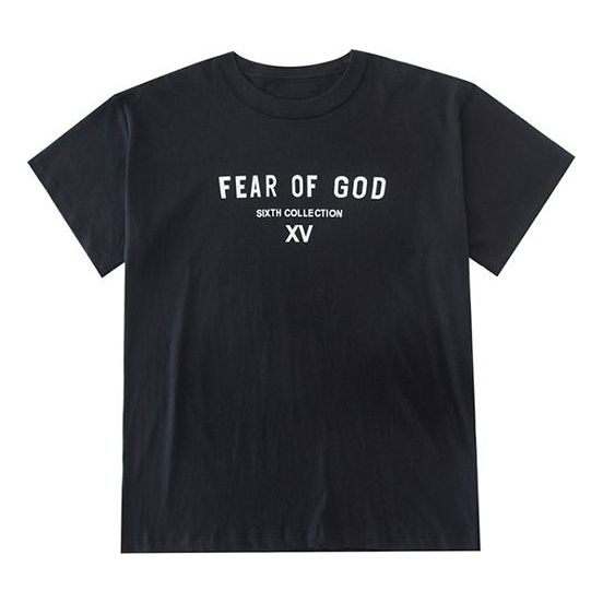 Fear of God Japan limited Alphabet Logo Short Sleeve Unisex Black