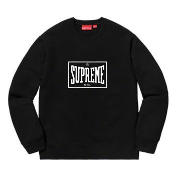 Supreme Established Crewneck 'Black White' SUP-SS24-167